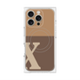 プレミアムパネル with MagSafe［ オリジナル - initial two tone - X brown ］