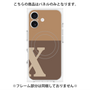 プレミアムパネル with MagSafe［ オリジナル - initial two tone - X brown ］