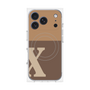 プレミアムパネル with MagSafe［ オリジナル - initial two tone - X brown ］