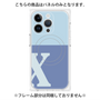 プレミアムパネル with MagSafe［ オリジナル - initial two tone - X blue ］