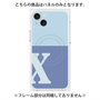 プレミアムパネル with MagSafe［ オリジナル - initial two tone - X blue ］