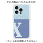プレミアムパネル with MagSafe［ オリジナル - initial two tone - X blue ］