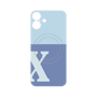 プレミアムパネル with MagSafe［ オリジナル - initial two tone - X blue ］
