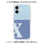 プレミアムパネル with MagSafe［ オリジナル - initial two tone - X blue ］