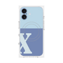 プレミアムパネル with MagSafe［ オリジナル - initial two tone - X blue ］
