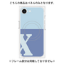プレミアムパネル with MagSafe［ オリジナル - initial two tone - X blue ］