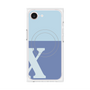 プレミアムパネル with MagSafe［ オリジナル - initial two tone - X blue ］