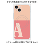 プレミアムパネル with MagSafe［ オリジナル - initial two tone - A pink ］
