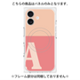 プレミアムパネル with MagSafe［ オリジナル - initial two tone - A pink ］