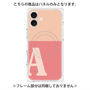 プレミアムパネル with MagSafe［ オリジナル - initial two tone - A pink ］