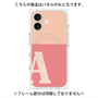 プレミアムパネル with MagSafe［ オリジナル - initial two tone - A pink ］