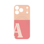 プレミアムパネル with MagSafe［ オリジナル - initial two tone - A pink ］