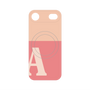 プレミアムパネル with MagSafe［ オリジナル - initial two tone - A pink ］