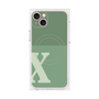 プレミアムパネル with MagSafe［ オリジナル - initial two tone - X green ］