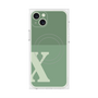 プレミアムパネル with MagSafe［ オリジナル - initial two tone - X green ］