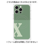 プレミアムパネル with MagSafe［ オリジナル - initial two tone - X green ］