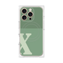 プレミアムパネル with MagSafe［ オリジナル - initial two tone - X green ］