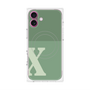プレミアムパネル with MagSafe［ オリジナル - initial two tone - X green ］