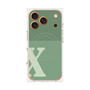 プレミアムパネル with MagSafe［ オリジナル - initial two tone - X green ］