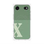 プレミアムパネル with MagSafe［ オリジナル - initial two tone - X green ］