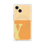 プレミアムパネル with MagSafe［ オリジナル - initial two tone - Y orange ］
