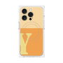 プレミアムパネル with MagSafe［ オリジナル - initial two tone - Y orange ］