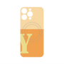 プレミアムパネル with MagSafe［ オリジナル - initial two tone - Y orange ］
