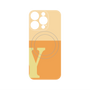 プレミアムパネル with MagSafe［ オリジナル - initial two tone - Y orange ］
