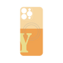 プレミアムパネル with MagSafe［ オリジナル - initial two tone - Y orange ］