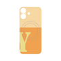 プレミアムパネル with MagSafe［ オリジナル - initial two tone - Y orange ］