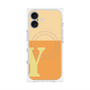 プレミアムパネル with MagSafe［ オリジナル - initial two tone - Y orange ］