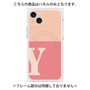 プレミアムパネル with MagSafe［ オリジナル - initial two tone - Y pink ］