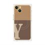 プレミアムパネル with MagSafe［ オリジナル - initial two tone - Y brown ］