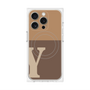 プレミアムパネル with MagSafe［ オリジナル - initial two tone - Y brown ］