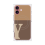 プレミアムパネル with MagSafe［ オリジナル - initial two tone - Y brown ］