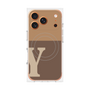 プレミアムパネル with MagSafe［ オリジナル - initial two tone - Y brown ］