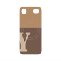 プレミアムパネル with MagSafe［ オリジナル - initial two tone - Y brown ］