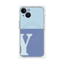 プレミアムパネル with MagSafe［ オリジナル - initial two tone - Y blue ］