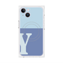 プレミアムパネル with MagSafe［ オリジナル - initial two tone - Y blue ］