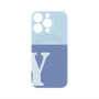 プレミアムパネル with MagSafe［ オリジナル - initial two tone - Y blue ］