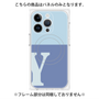 プレミアムパネル with MagSafe［ オリジナル - initial two tone - Y blue ］