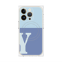 プレミアムパネル with MagSafe［ オリジナル - initial two tone - Y blue ］