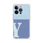プレミアムパネル with MagSafe［ オリジナル - initial two tone - Y blue ］