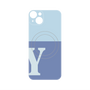 プレミアムパネル with MagSafe［ オリジナル - initial two tone - Y blue ］