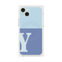 プレミアムパネル with MagSafe［ オリジナル - initial two tone - Y blue ］