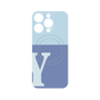 プレミアムパネル with MagSafe［ オリジナル - initial two tone - Y blue ］