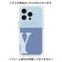 プレミアムパネル with MagSafe［ オリジナル - initial two tone - Y blue ］