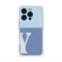 プレミアムパネル with MagSafe［ オリジナル - initial two tone - Y blue ］