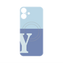 プレミアムパネル with MagSafe［ オリジナル - initial two tone - Y blue ］