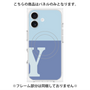 プレミアムパネル with MagSafe［ オリジナル - initial two tone - Y blue ］